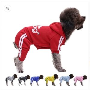 ADIDOG Red four legged hoodie